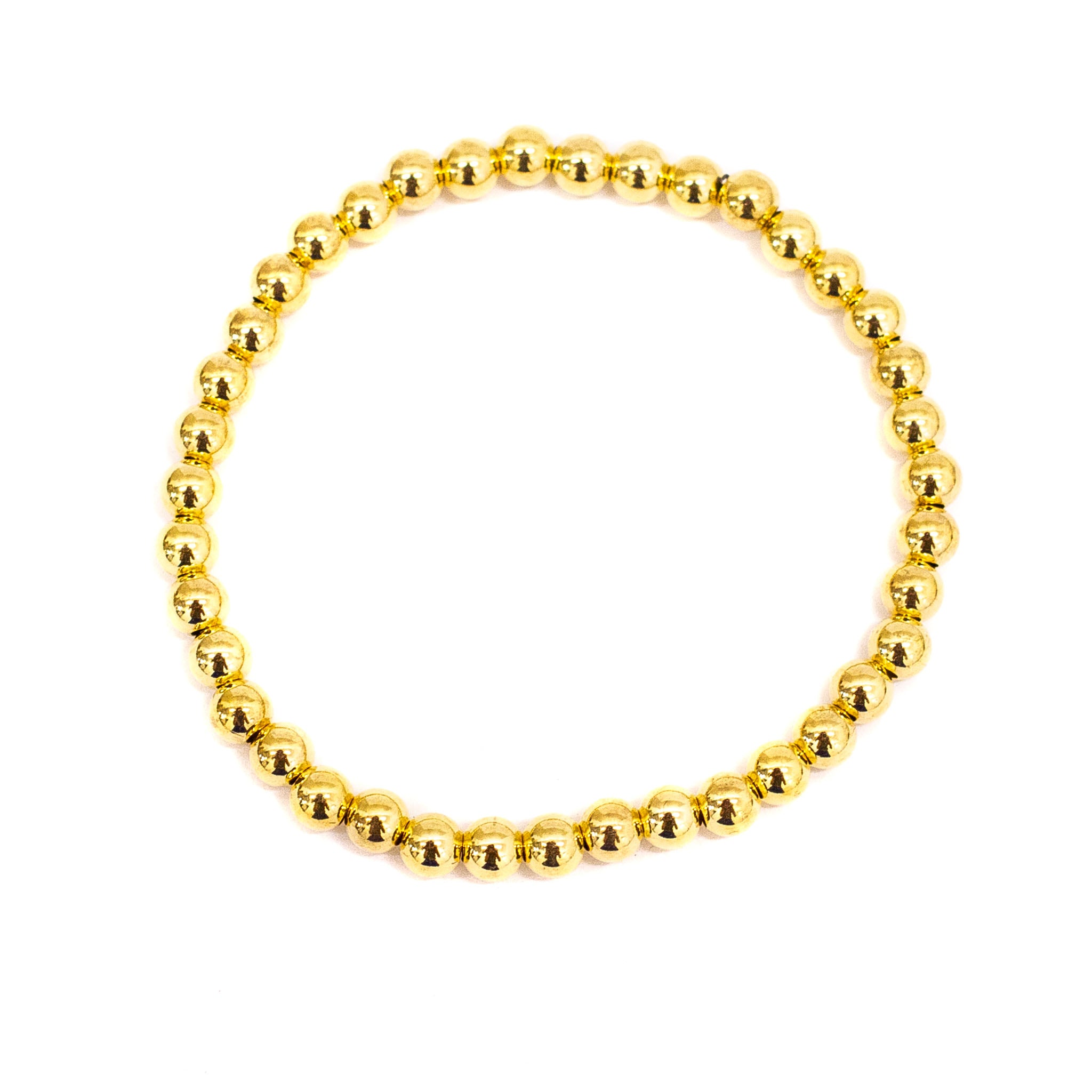 小物 Aram gold beads bracelet the mad shop GF5.ROUND – Hilary Druxman Design